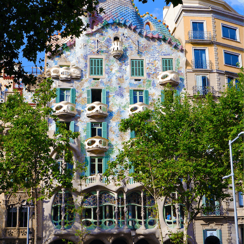 Visit Gaudí's nearby masterpieces, including Casa Batlló