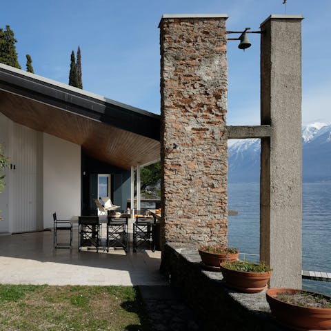 Fire up the barbecue on the private deck for spectacular sunset suppers