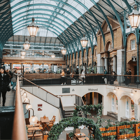 Enjoy browsing the stores in Covent Garden
