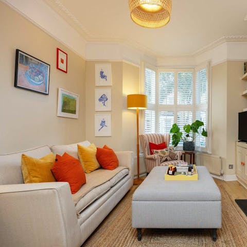 Relax in the lounge after a busy day exploring the capital