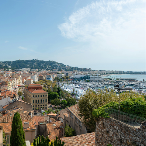 Spend the day in Cannes, a short drive away