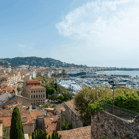 Spend the day in Cannes, a short drive away