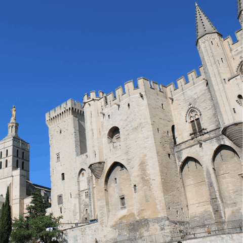 Visit nearby Avignon set on the Rhône River