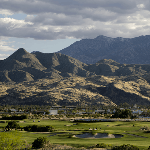 Explore golfing and hiking opportunities in Coachella Valley