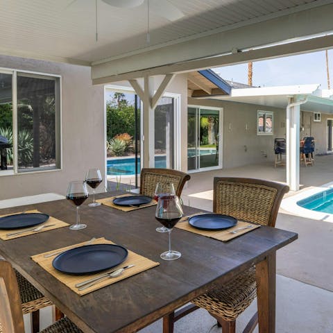 Enjoy dinners on the terrace