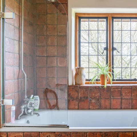 Run yourself a piping hot bath after a long ramble