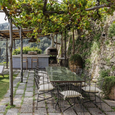 Fire up the barbecue for an alfresco seafood feast