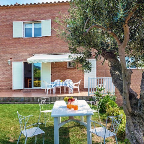 Fire up the barbecue and enjoy long, lazy lunches in the garden