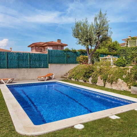 Spent hot afternoons swimming in your private pool or bathing on a lounger