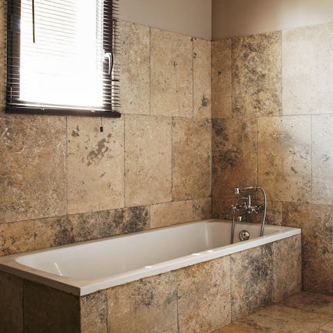 Soak in the bathtub