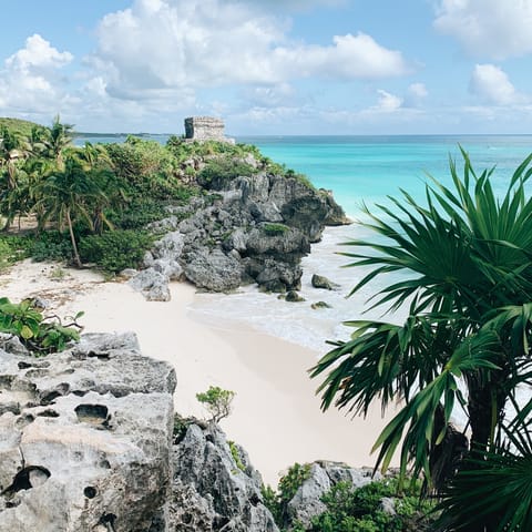 Seek out Tulum's Mayan ruins amongst the mangroves