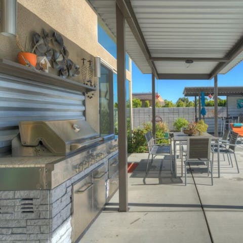 Fire up the grill for a barbecue with friends