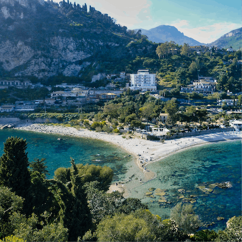 Drive a few km to Taormina to see the sights