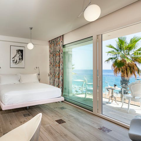 Wake up to wonderful sea views