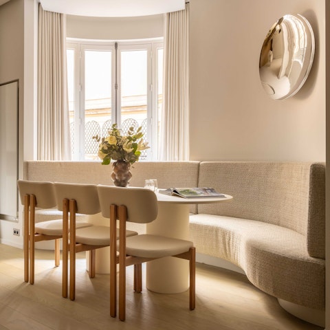 Enjoy a peaceful moment at home after a day of exploring