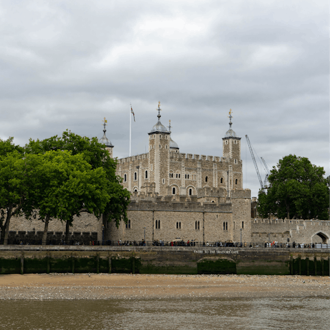 See the sights of London – the Tower is a twenty-five-minute walk