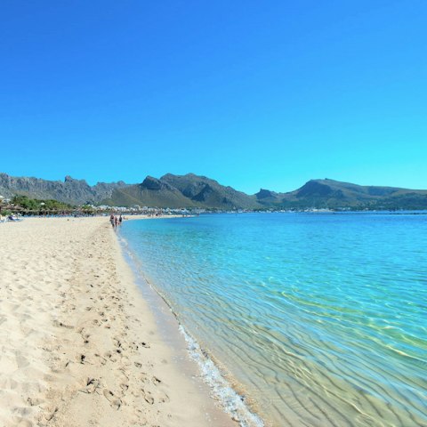 Spend a day at the beach – it's only 2 kilometres away