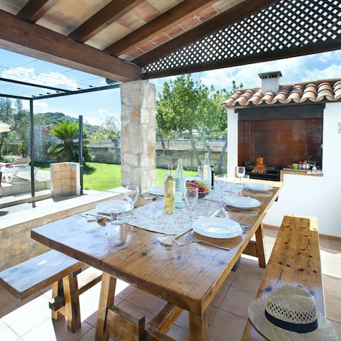 Enjoy alfresco feasts on the terrace – why not fire up the barbecue?