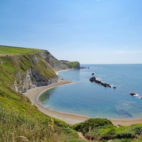 Lace up your hiking boots and discover the World Heritage Jurassic Coastline
