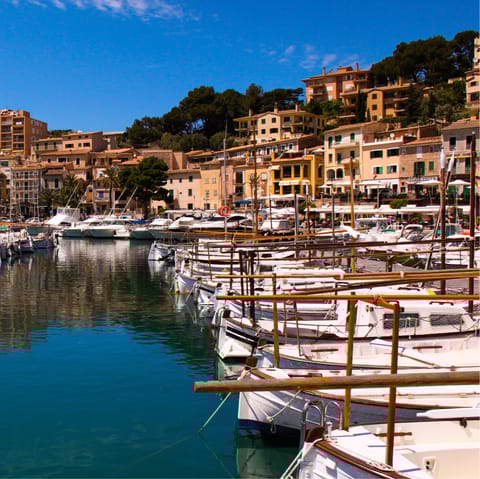 Head to Port de Sóller for a boat trip – thirty-five minutes away by car