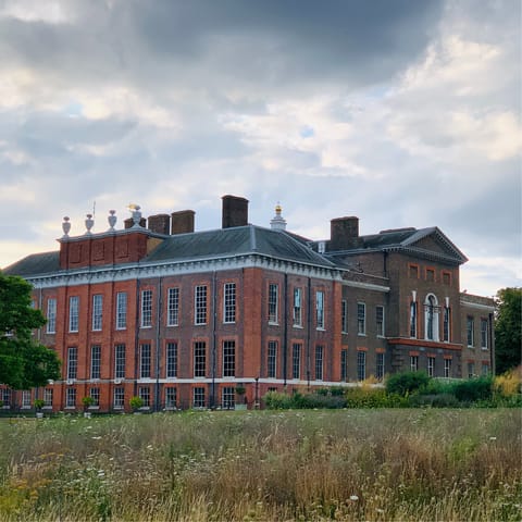 Call in on your neighbours at Kensington Palace – just fifteen minutes away (on foot)