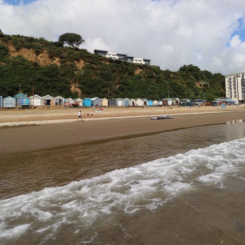 Head to Sandown Bay and find one of the UK's best beaches a five-minute walk away
