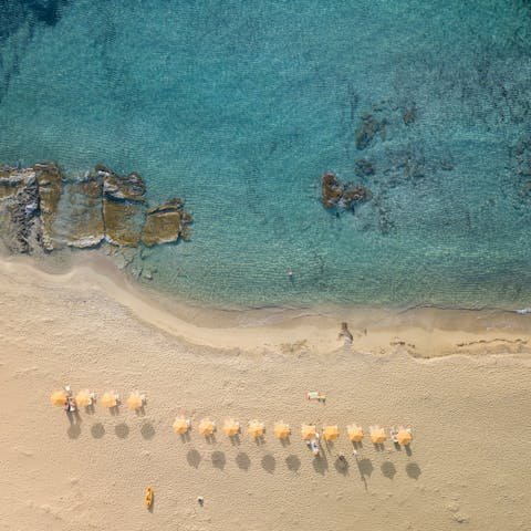 Enjoy sun, sea, and sand on the idyllic island of Crete