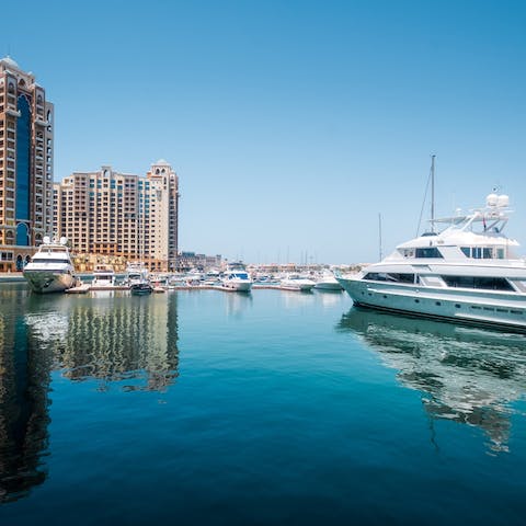Soak up Dubai's glamour when you stay on Palm Jumeirah