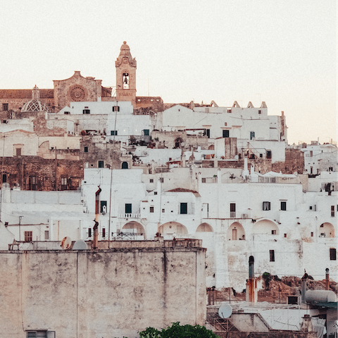 Experience the historic charm of Puglia in nearby Ostuni