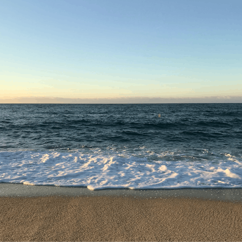 Spend hot afternoons relaxing on Sabinillas Beach, a short drive away