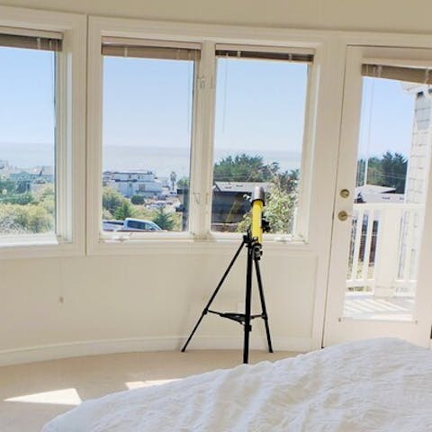 Stargaze from your bedroom