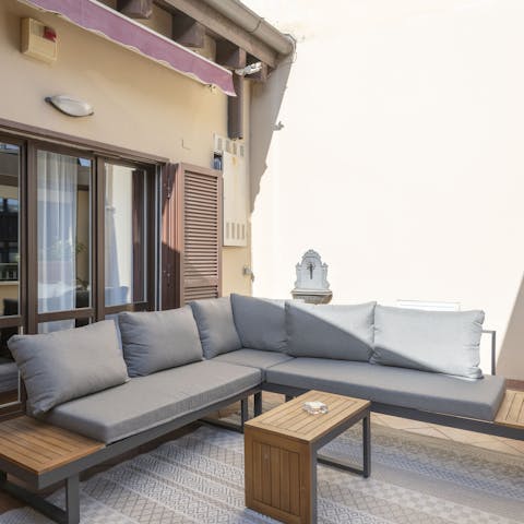 Make aperitivos on the terrace a nightly ritual