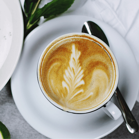 Stroll to a local cafe for your morning coffee