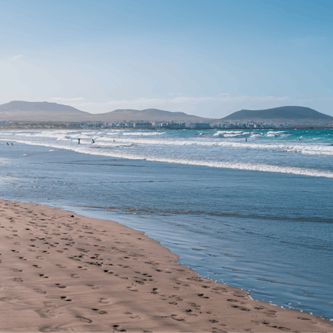 Stay in Puerto del Carmen, just a short drive from the beach