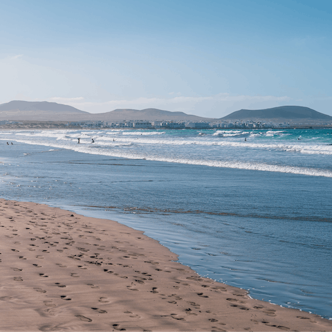 Stay in Puerto del Carmen, just a short drive from the beach