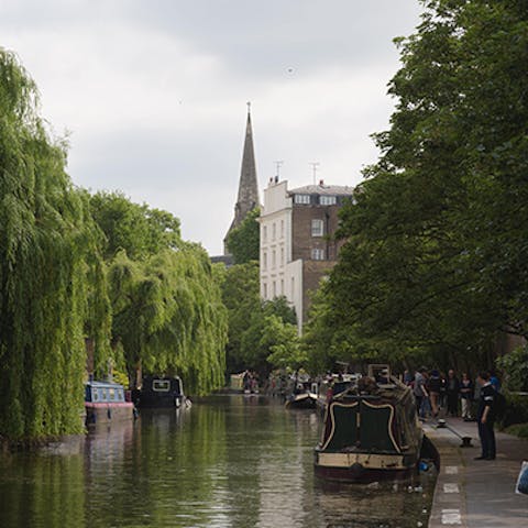 Enjoy a refreshing walk along Regent's Canal