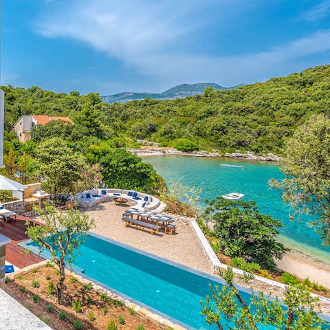 Take in the views of the lagoon