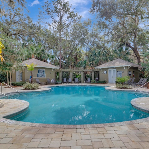 Make a splash in the communal swimming pool