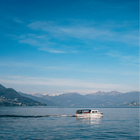 Take a ferry around the towns and beauty spots of Lake Como