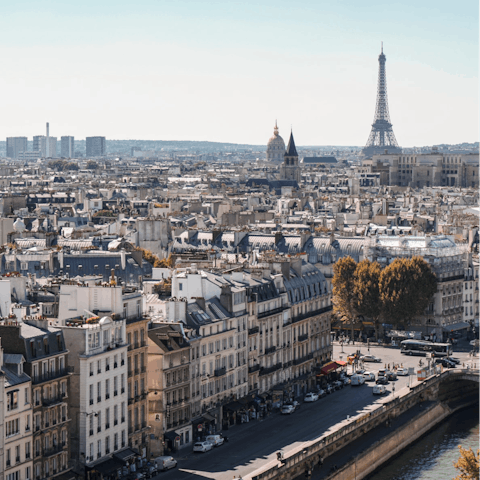 Explore Paris, including the beautiful Palais-Royal