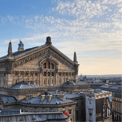 Spend the evening at the Palais Garnier – it's within walking distance