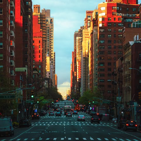 Wander past classic brownstones and sleek high-rises as you explore your Upper East Side locale