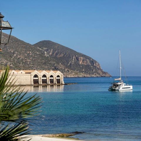 Make sea swims a morning routine, with the beach just steps away