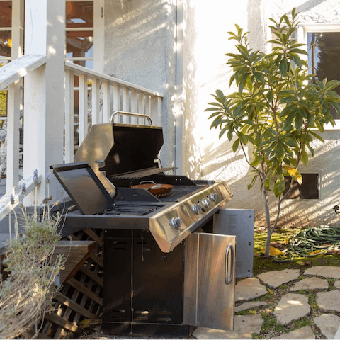 Grill up a feast on the gas barbecue