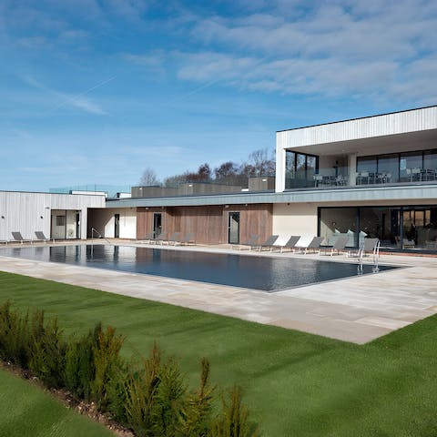 Embrace a restorative swim and spa treatment