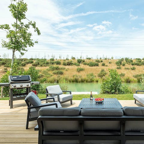 Light the barbecue and savour the magic of outdoor living