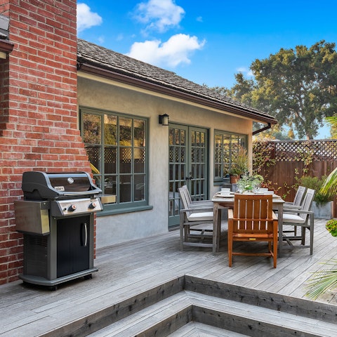 Fire up the barbecue and dine alfresco