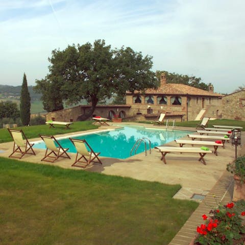Spend afternoons in the sprawling garden, swimming in the pool
