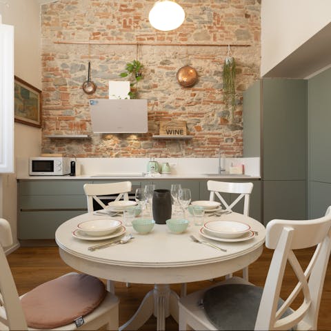 Try your hand at Florentine cooking in the smart kitchen