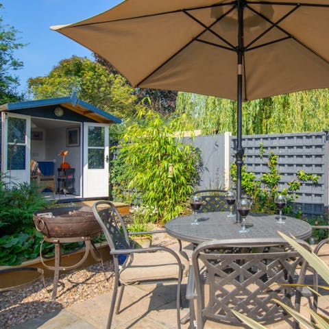 Spend relaxing afternoons secluded away in the peaceful haven of your garden